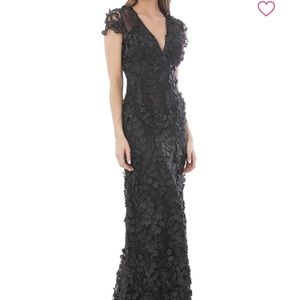 Carmen Marc Valvo 3D Infusion gown 14 worn once.